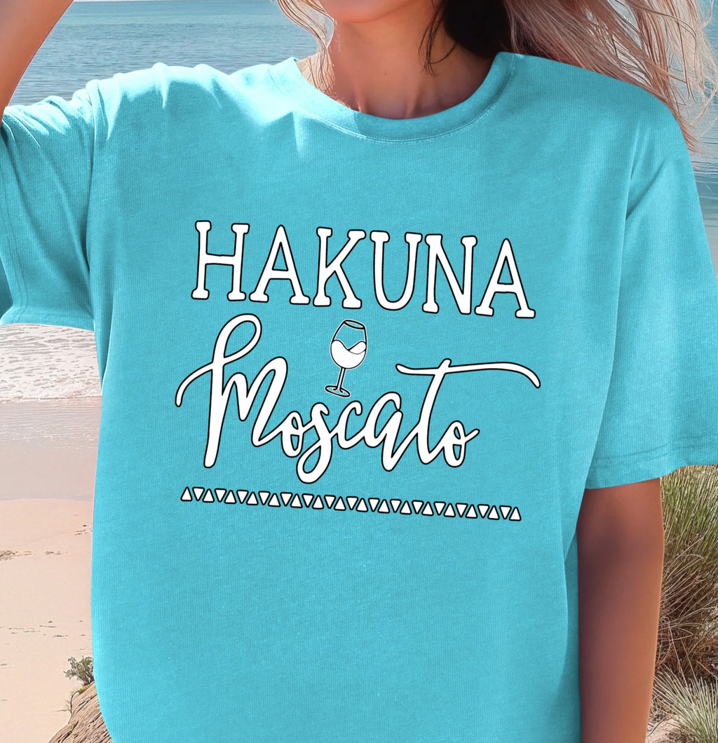 Hakuna Moscato T-Shirt | Wine Lovers Tee, Funny Drinking Shirt, Unisex