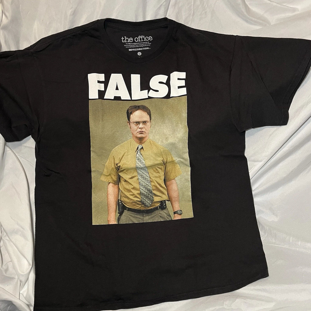 The Office Shirt Men’s Large Dwight False *Free Shipping* Beats What?