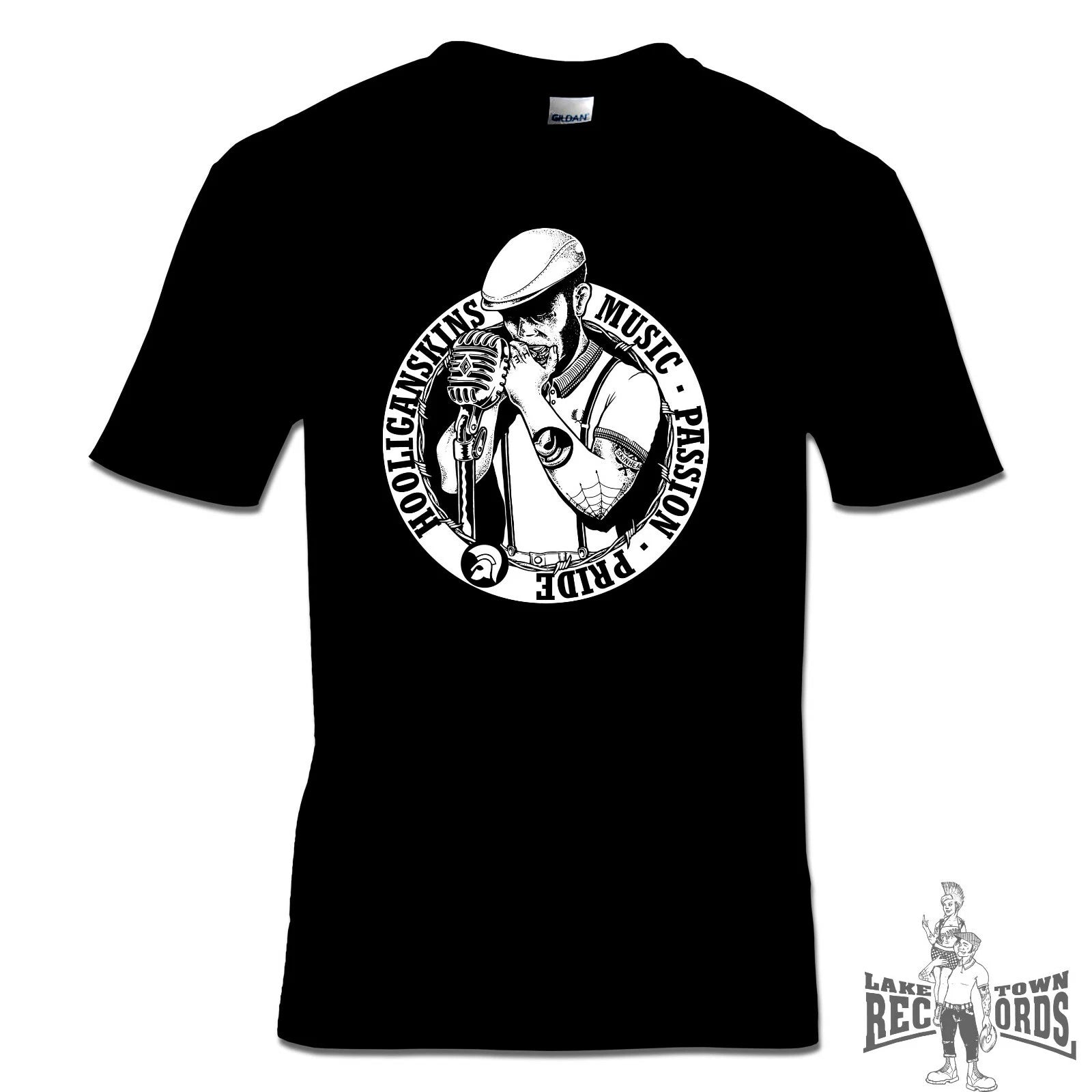 HOOLIGANSKINS - MUSIC PASSION PRIDE T-Shirt S-3XL Neu Last Resort Skinhead Punk