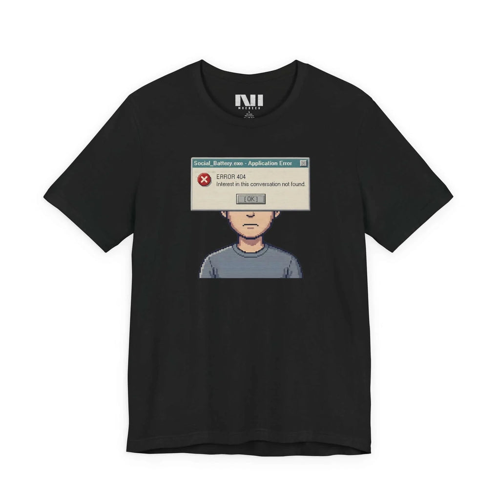 Funny Introvert T-Shirt Interest Not Found Sarcastic Graphic Tee MOEBEER
