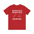 Morning Walks and Coffee Talks Dog Lover T-Shirt - Dog Lover Gift