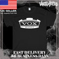 NEW SHIRT VOX AMPLIFIERS AMPS LOGO MEN'S T-SHIRT FUNNY AMERICAN USA SIZE S-5XL