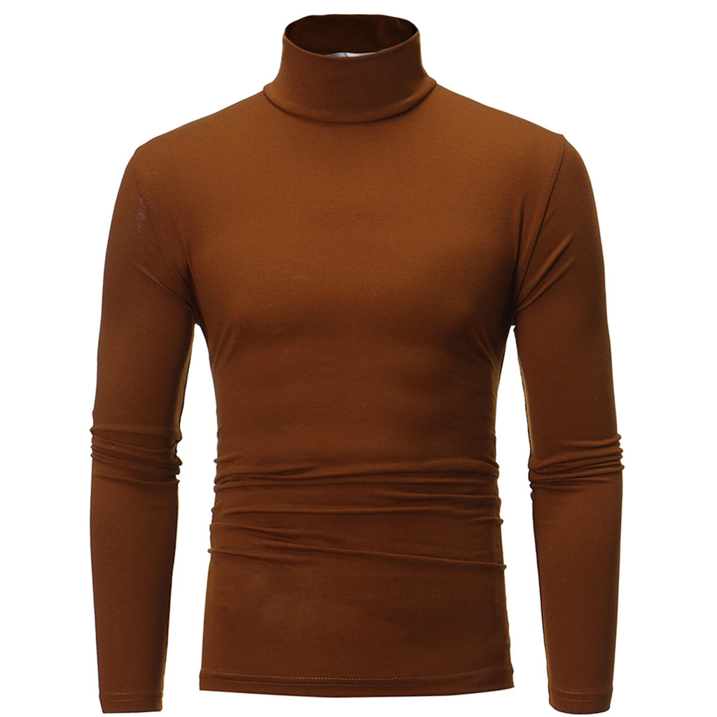 Men Shirts Sport Top Thermal Tops Long Sleeve Blouse Base Layer Shirt Knitted
