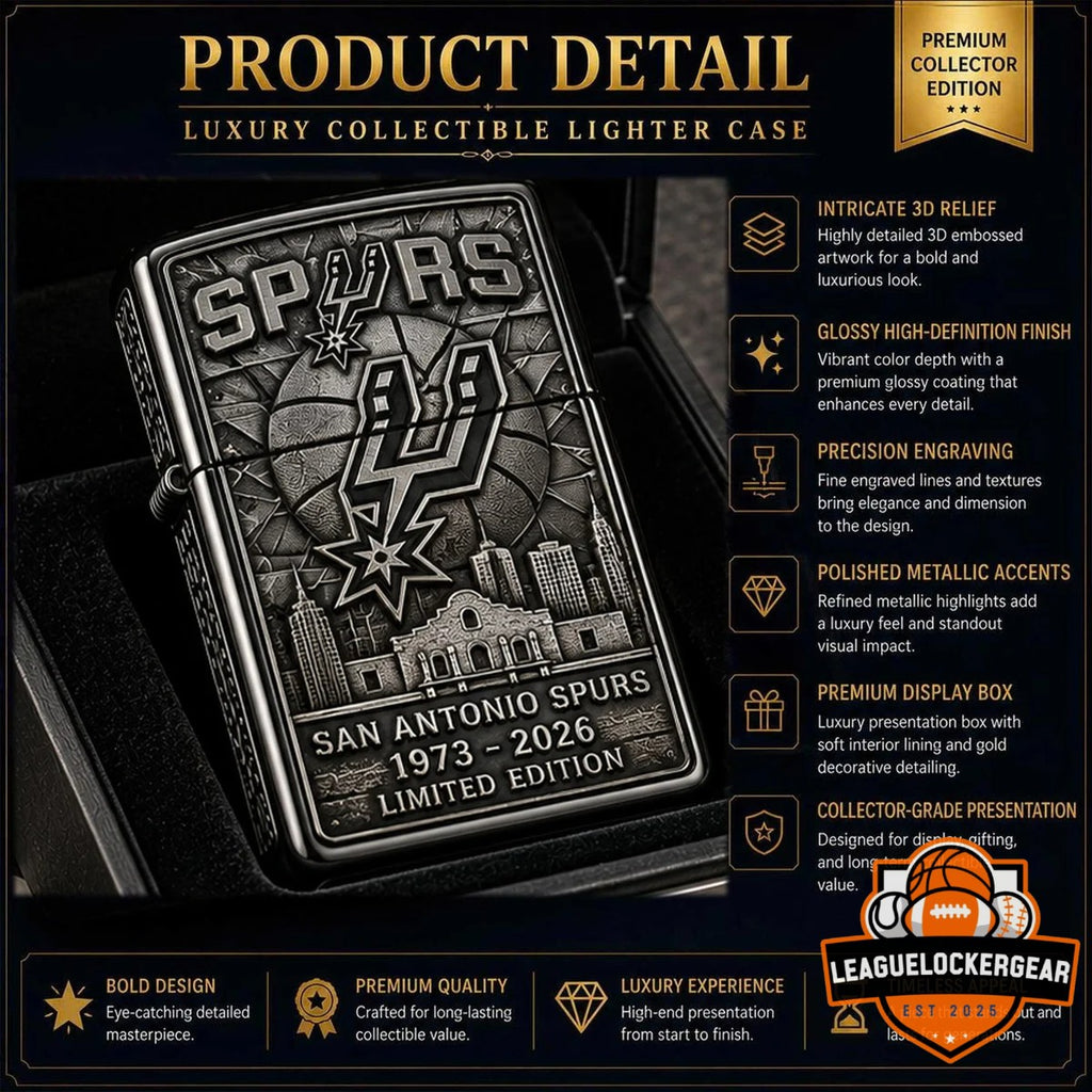 San Antonio Spurs 1973-2026 Zippo Lighter