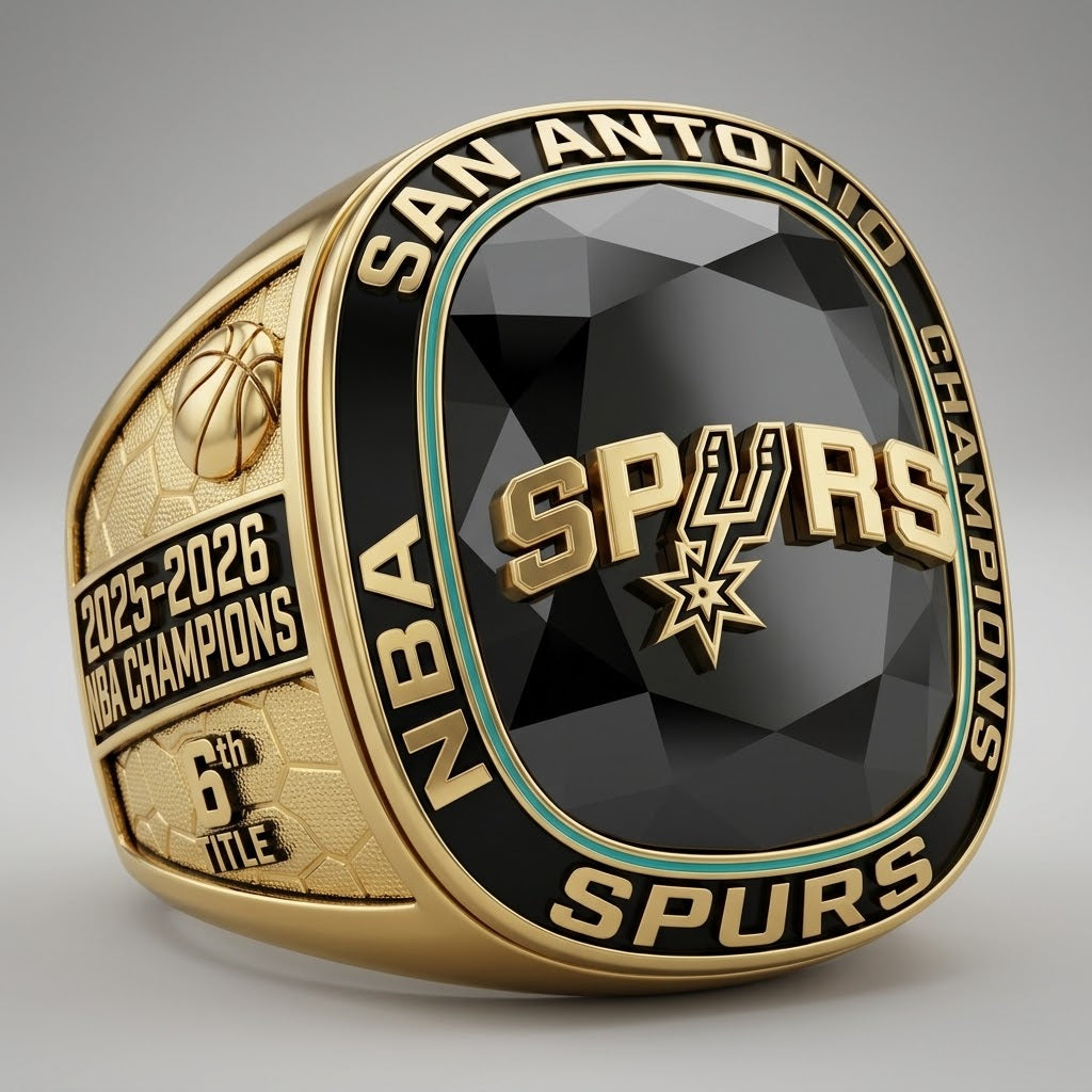 San Antonio Spurs 2025-2026 NBA Champions 6th Title Championship Ring