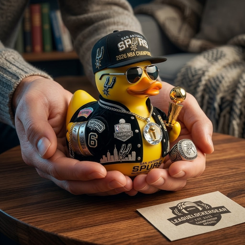 San Antonio Spurs 2026 NBA Champions Rubber Duck