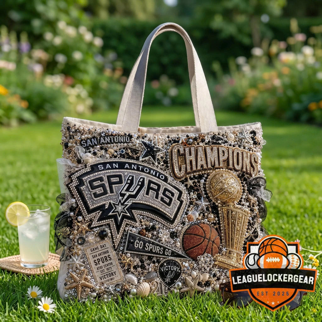 San Antonio Spurs Championship Celebration Tote Bag