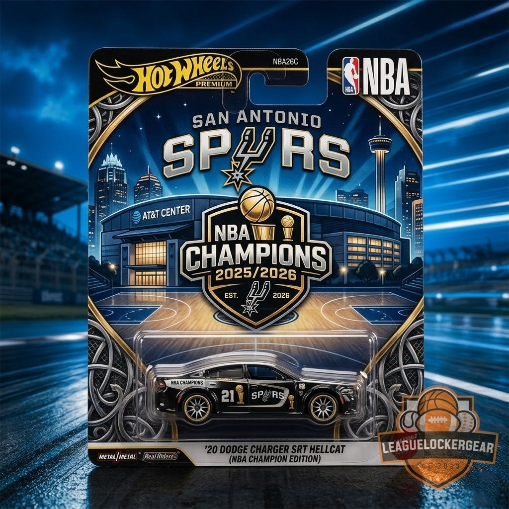 San Antonio Spurs NBA Champions 2025/2026 Edition Hot Wheels Car