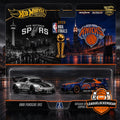 2026 NBA Finals Hot Wheels Spurs vs Knicks Diecast Collectible Cars