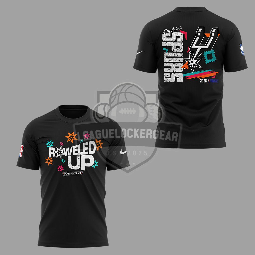 San Antonio Spurs Raweled Up Playoffs 2026 T-Shirt