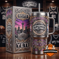 San Antonio Spurs Cityscape Por Vida Embellished Tumbler