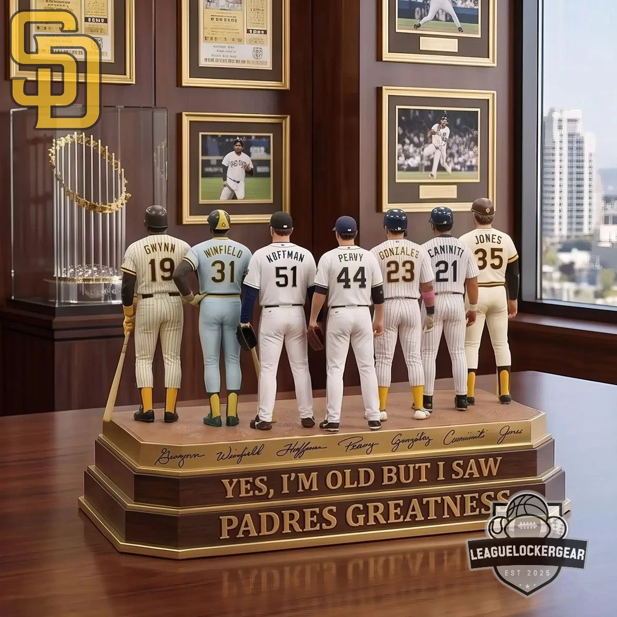 San Diego Padres Legends Yes I’m Old But I Saw Greatness Acrylic Plaque