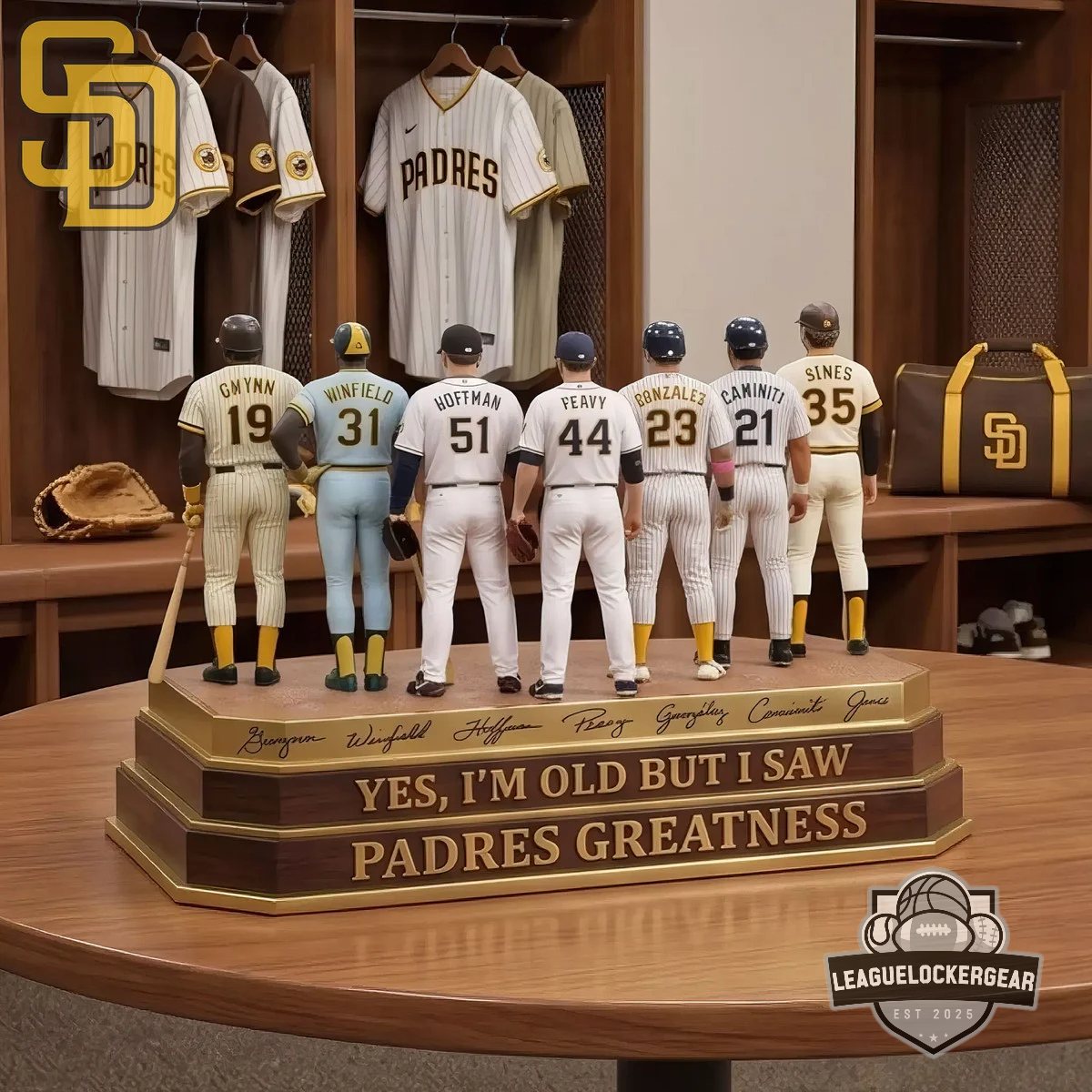 San Diego Padres Legends Yes I’m Old But I Saw Greatness Acrylic Plaque