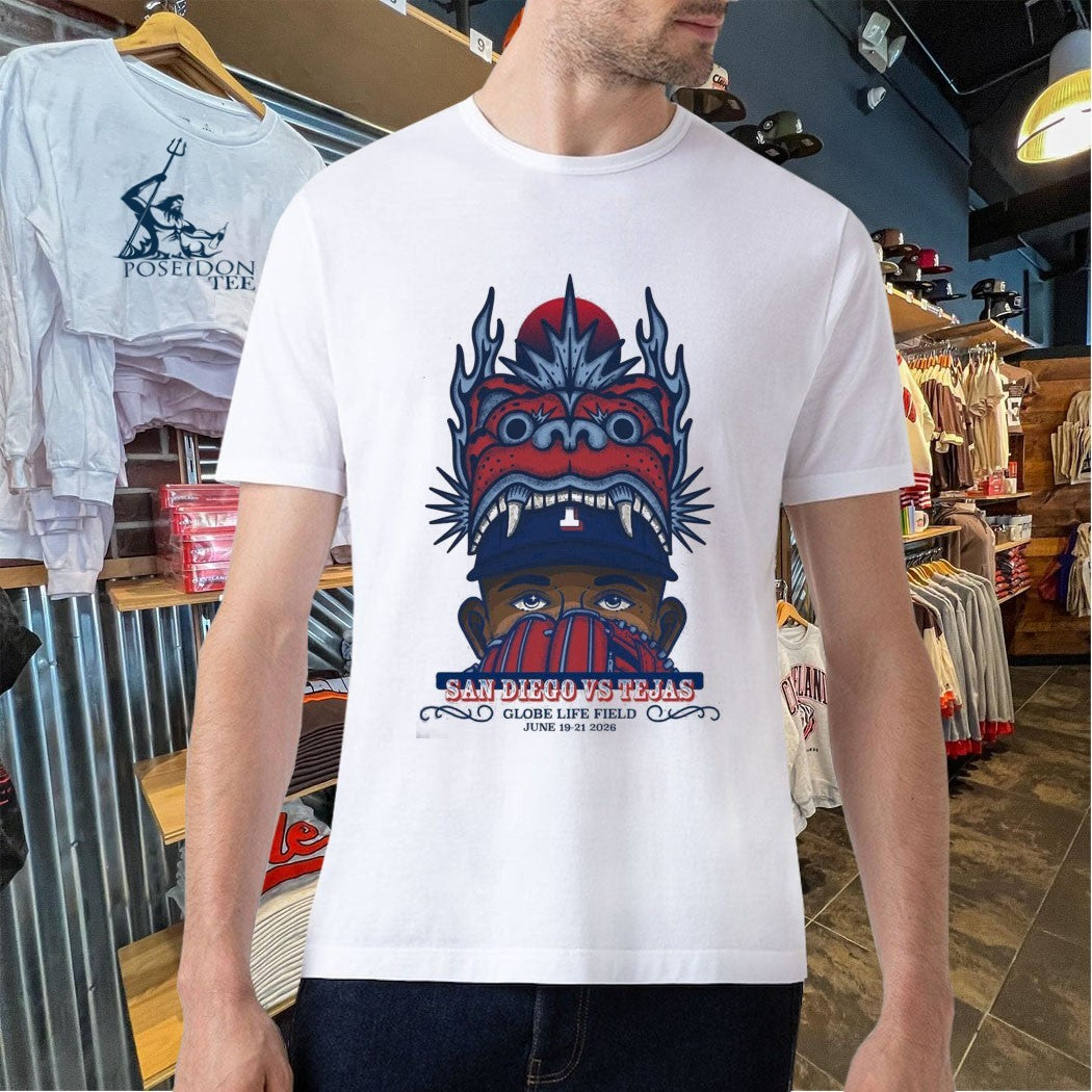 San Diego Vs. Texas Jun 19-21 2026 Globe Life Field T-shirt