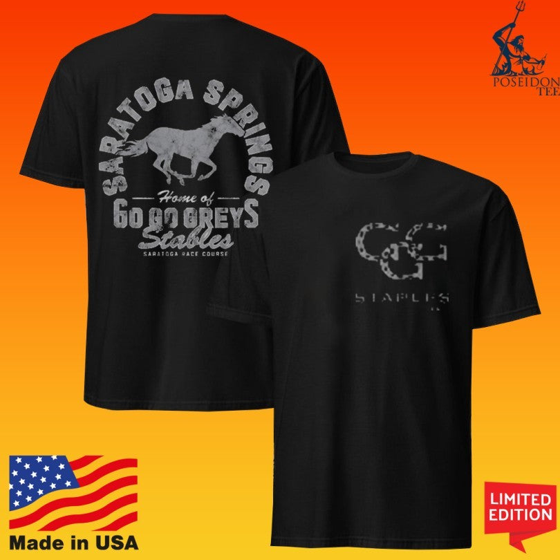 Saratoga Springs Home Of Go Go Greys X 2026 T-shirt