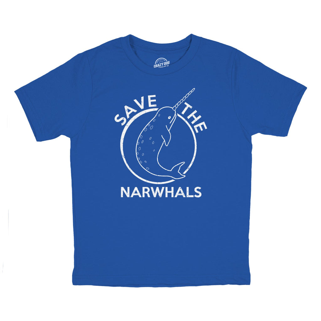 Save The Narwhals Youth T Shirt