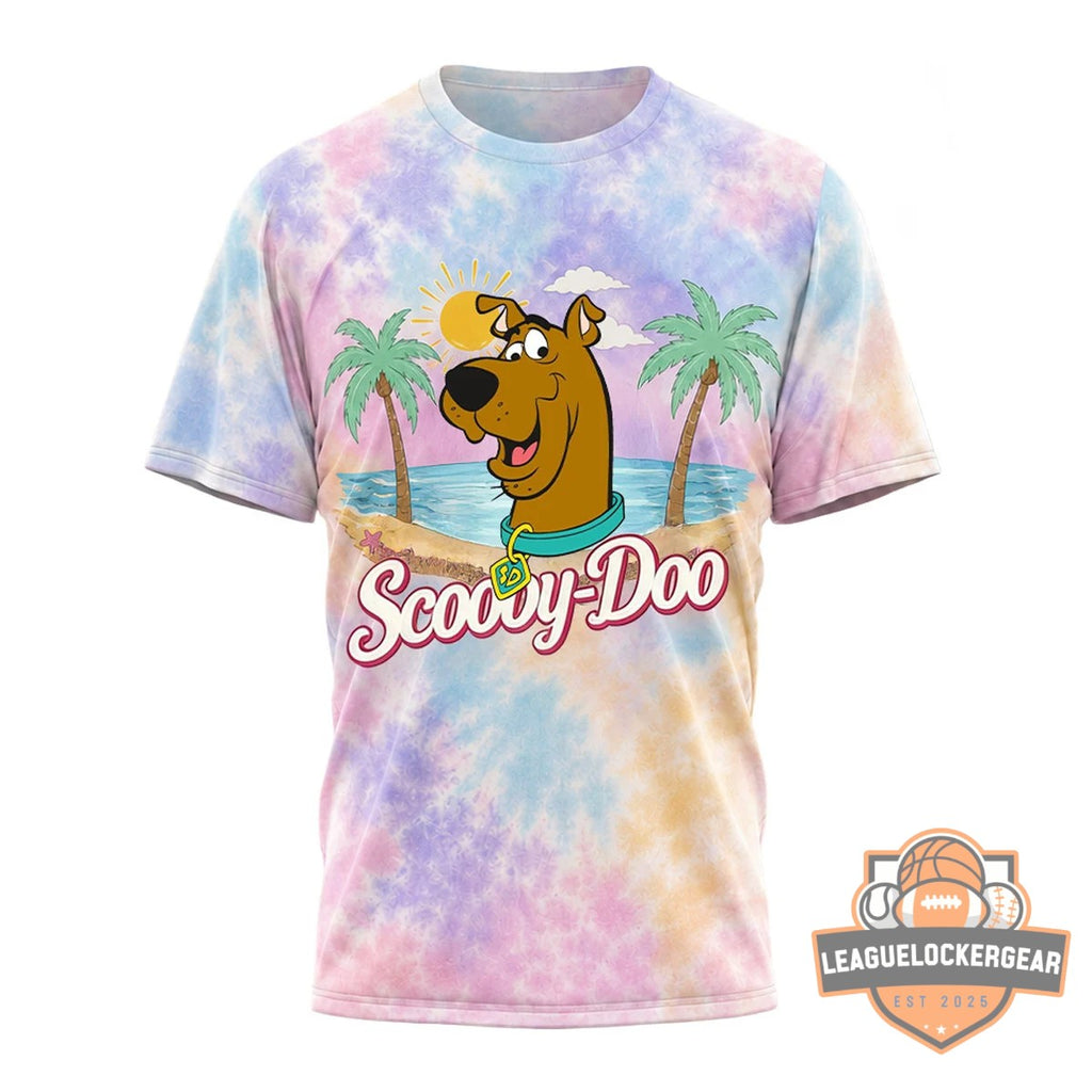 Scooby-Doo Scooby Doo Day Pastel Beach Road Trip T-Shirt