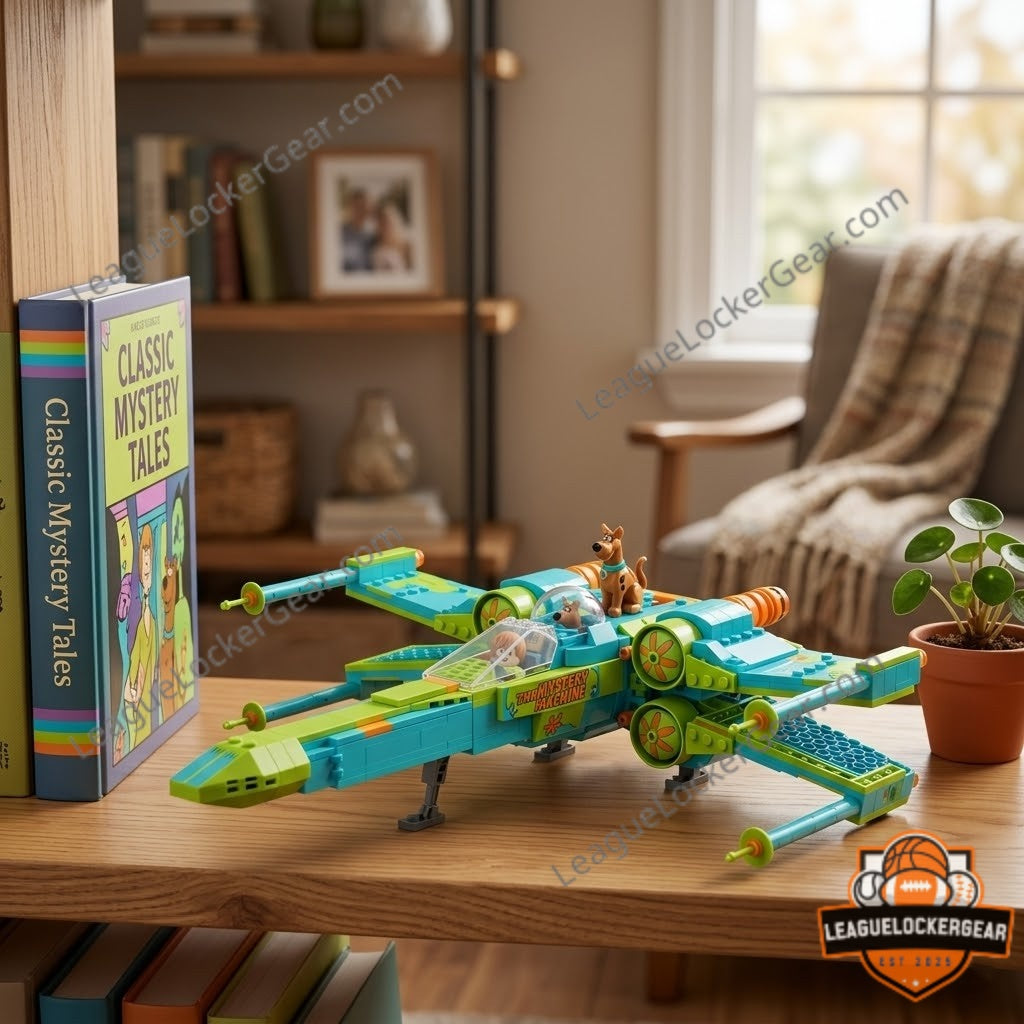 Scooby-Doo The Mystery Machine X-Wing Spaceship Collectible Building Set