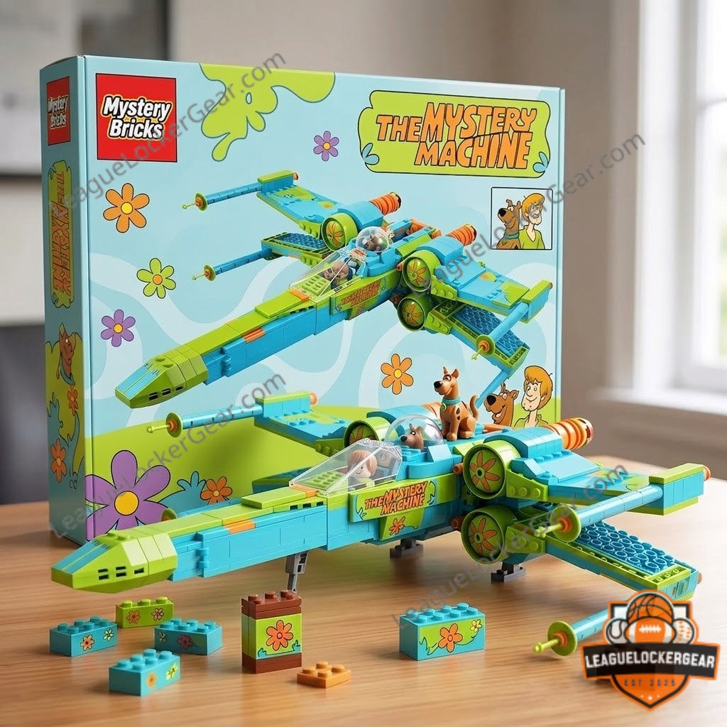 Scooby-Doo The Mystery Machine X-Wing Spaceship Collectible Building Set