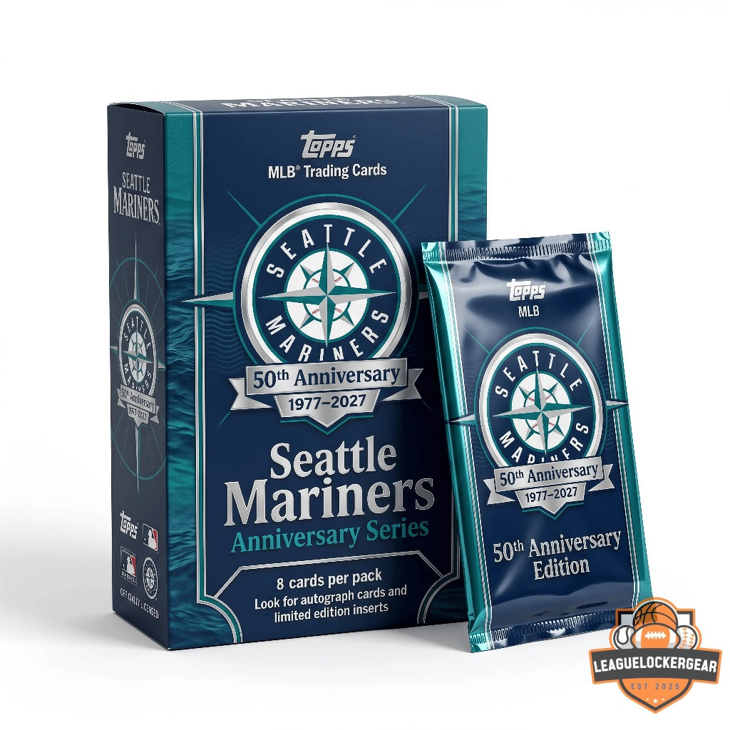 Seattle Mariners 50th Anniversary 1977-2027 MLB Trading Cards