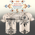 Seattle Mariners Native American Heritage Night Baseball Jersey