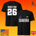Shakira Las Mujeres Ya No Lloran World Tour Jersey T-shirt