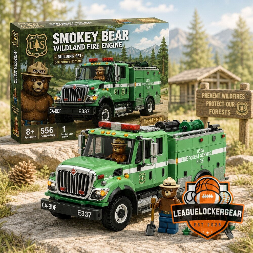 Smokey Bear Wildland Fire Engine Collector’s Edition Building Set