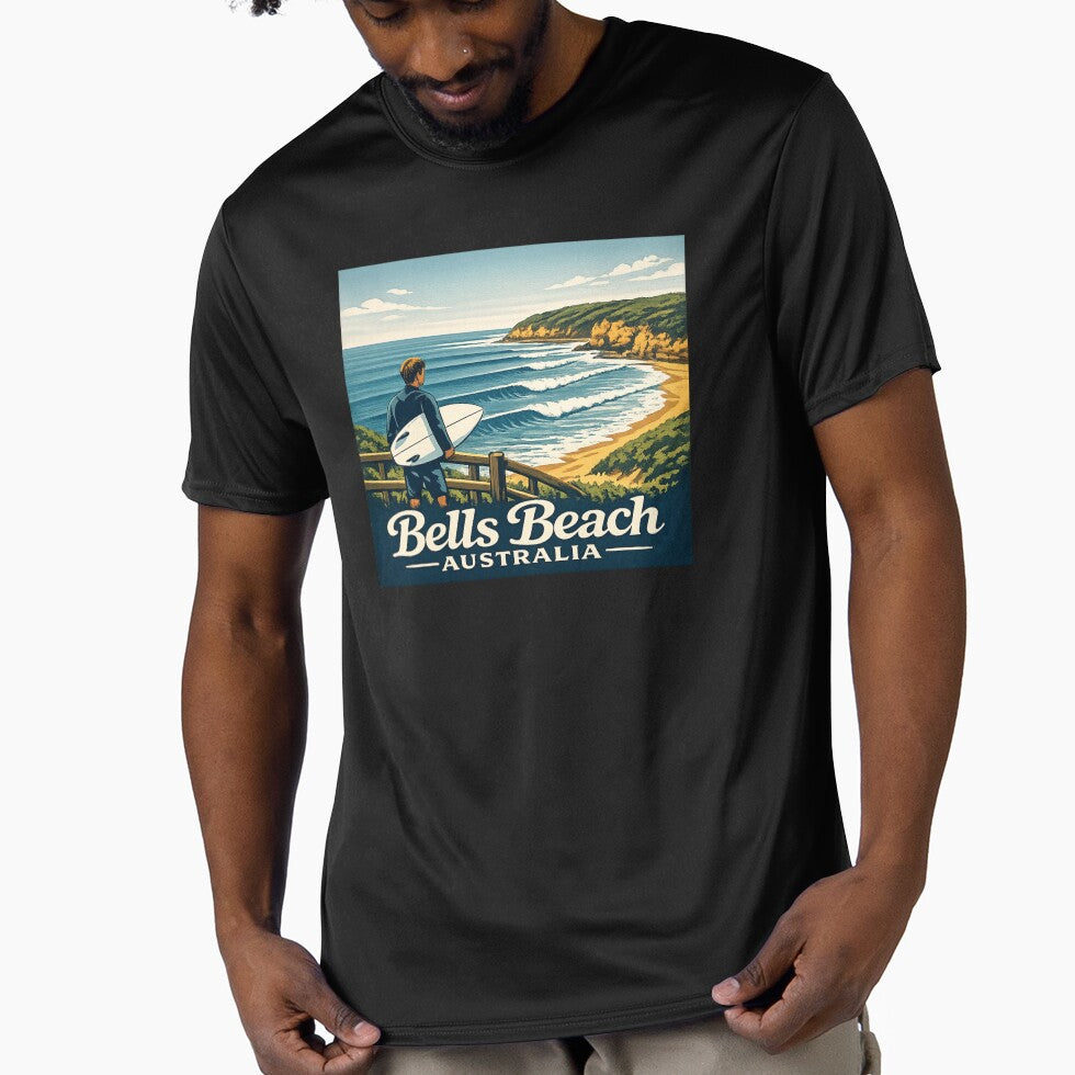Bells Beach Australia Vintage by VintageImageInc