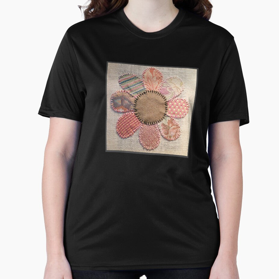 Excerpt from 3 Flowers #1-Pink Flower by ErinBrieArt