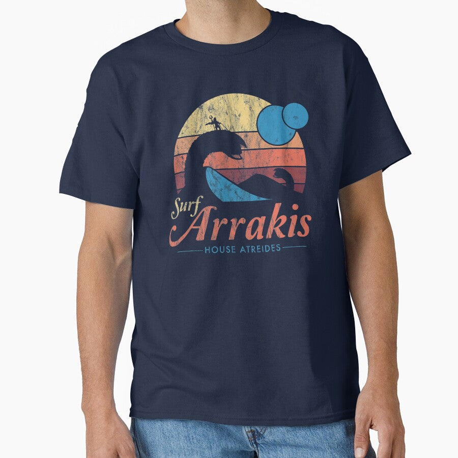 Visit Arrakis - Vintage Distressed Surf - Dune - Sci Fi by Nemons