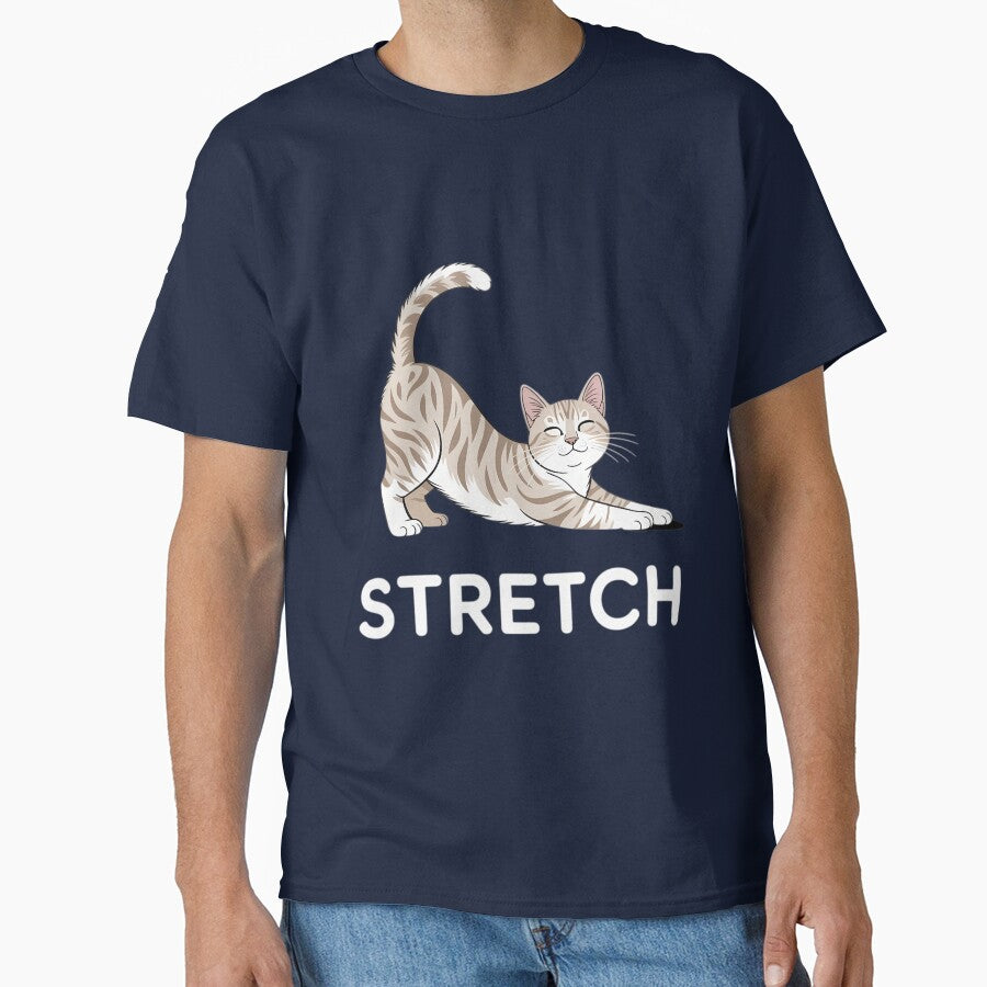 Stretch CAT Yoga Calm Balance Cute Animal Yogi by gourpmerzihd