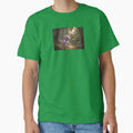Playful Baby Dragon Chasing a Bird – Whimsical Forest Fantasy Art by Hatchling Hollow