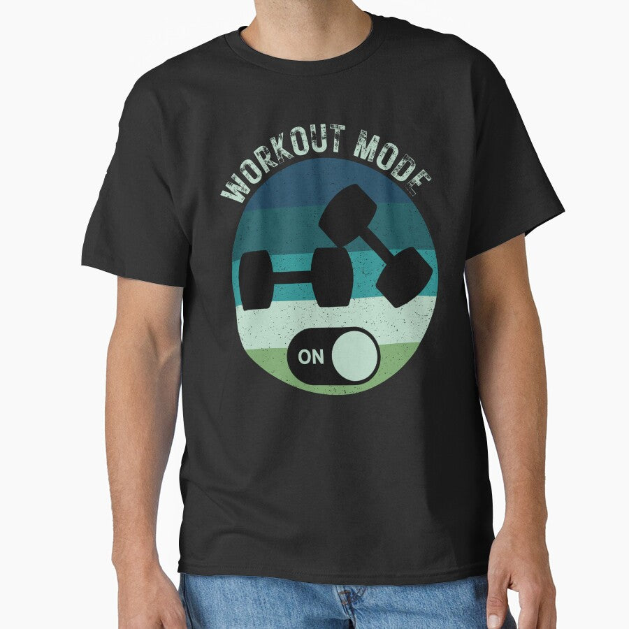 Retro Distressed Fun Fitness Workout Mode On by Linette Gerlach