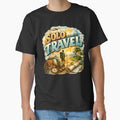 Cute Solo Travel Art Traveling Wanderlust Art Perfect Tote Bag Gift Idea by Divakar Fashion
