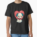 Cute Dog with Big Red Heart for Dog Lovers Valentines Day by Vexel Studio