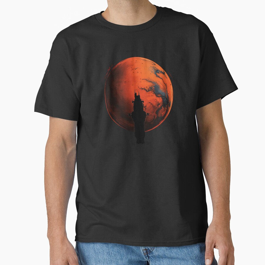 Roci flying over Mars - Sci-fi by Fenay Designs