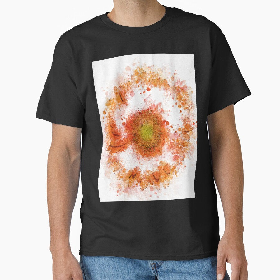Orange gerbera Abstract color by artdragongift 15