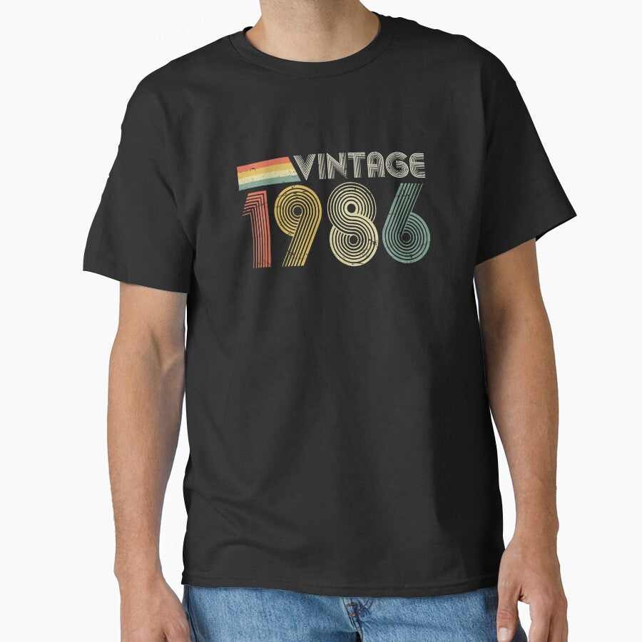 Vintage 1986, 40th Birthday Gift (Distressed Design) by RicardoTito