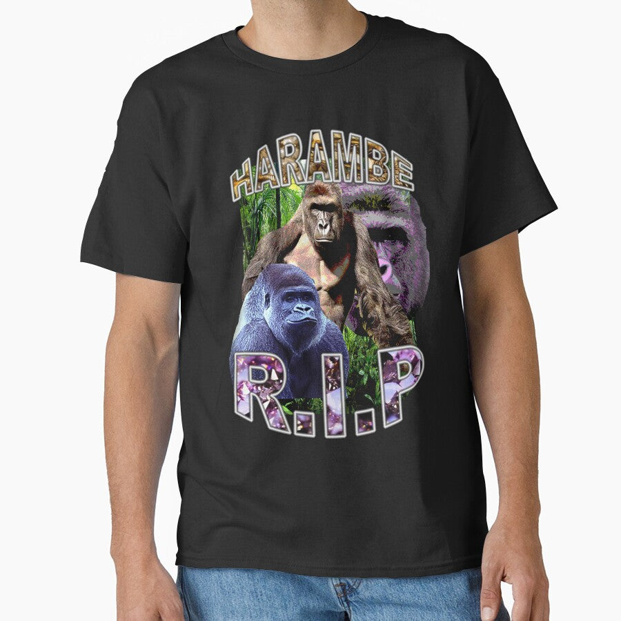 R.I.P. Harambe Vintage Hip-Hop by TadPerez