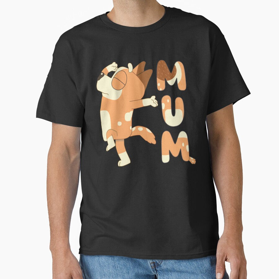Bluey Mum Dance Style Fun Family T-Shirt by jglhoedl7