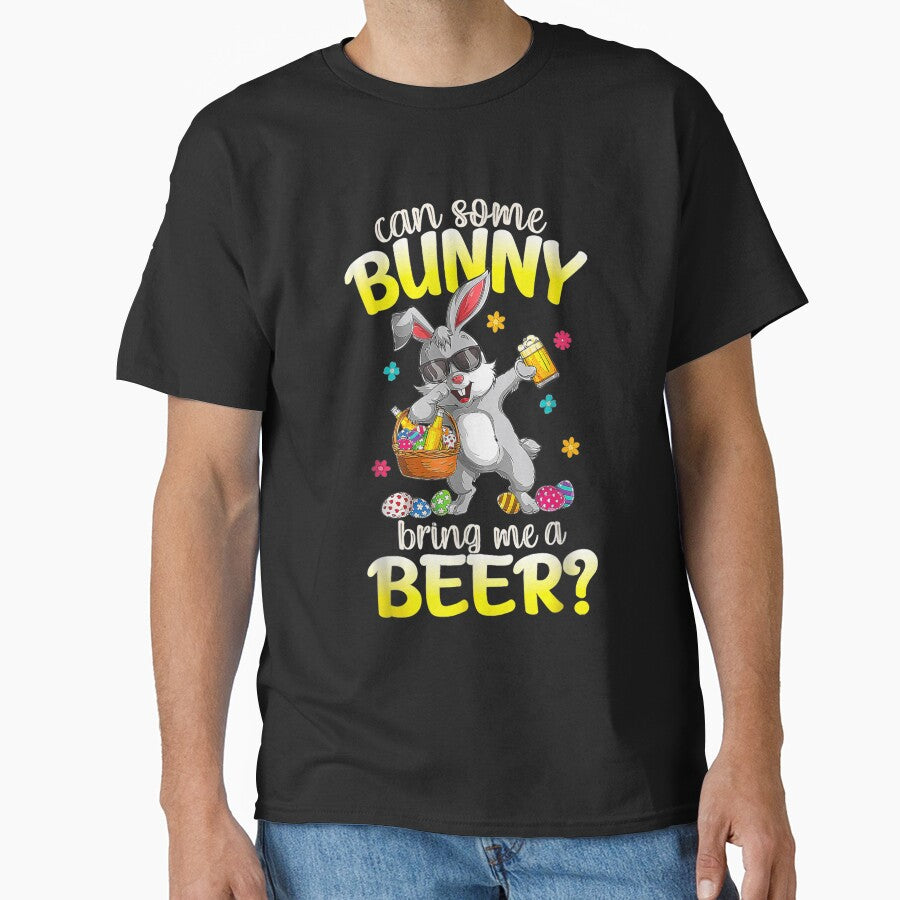 Can Some Bunny Bring Me A Beer Dabbing Rabbit Easter Day by doriaali