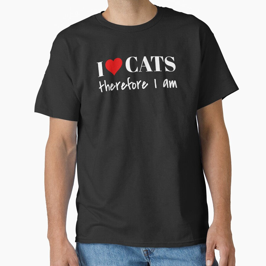 I Love Cats Therefore I am by carpetunicam