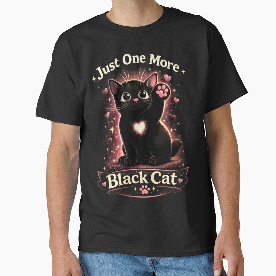 Just One More Black Cat – Cute Kawaii Black Cat Lover Design by CatLovers Studio