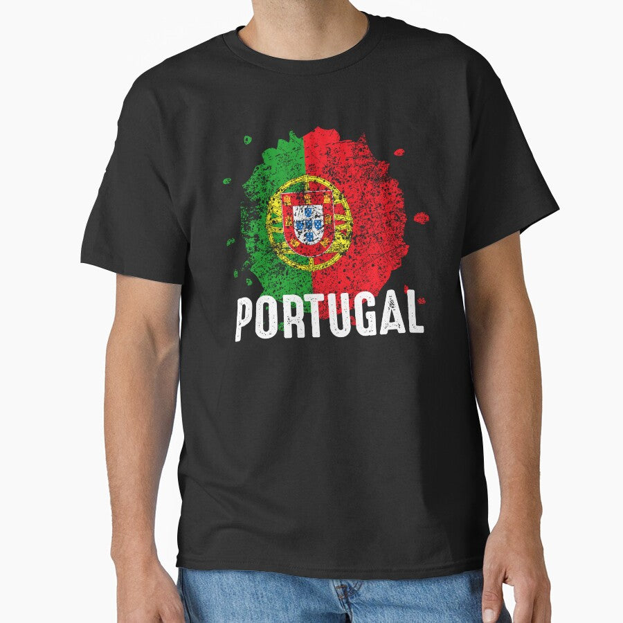 Portugal Flag Vintage Unique Distressed Design by NUMAcreations
