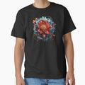 Lotus flower red-orange by Ganeshirt