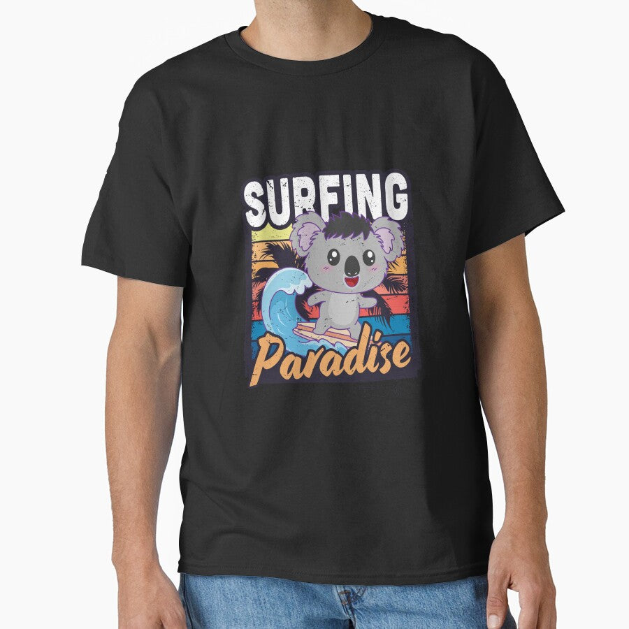 Surfing koala by zinovastudio