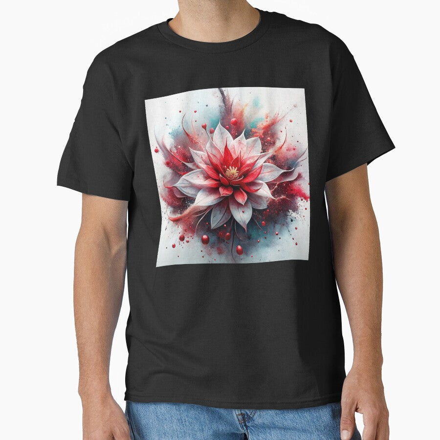 red and white lotus flower by jkrphoto