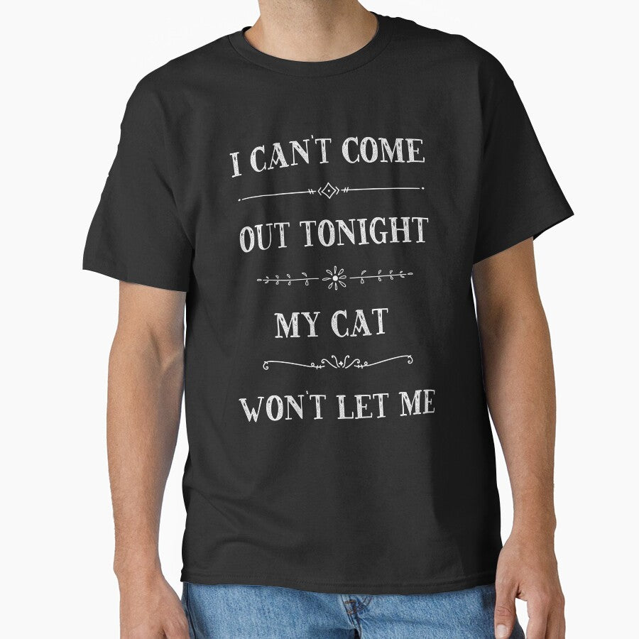 I Can't Come Out My Cat Won't Let Me. by TinaDonovanArt