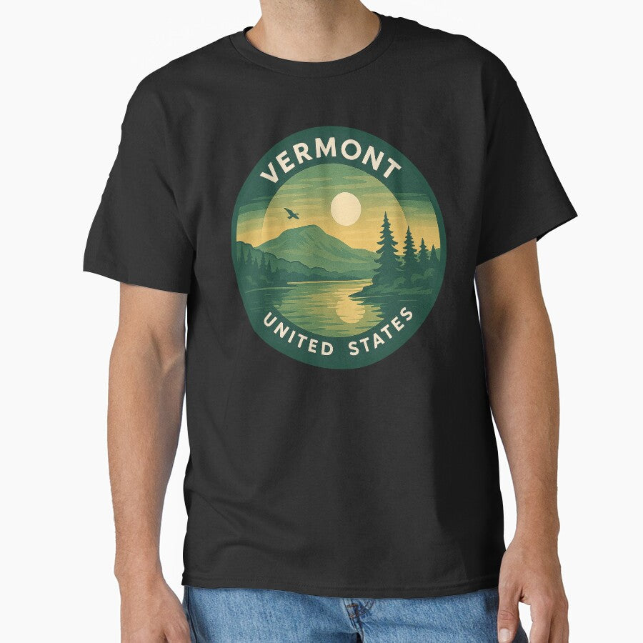 Vermont USA Vintage Travel by Thistle-TShop