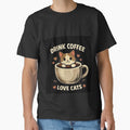 Drink Coffee Love Cats Cute Cat Design. by soumayashop